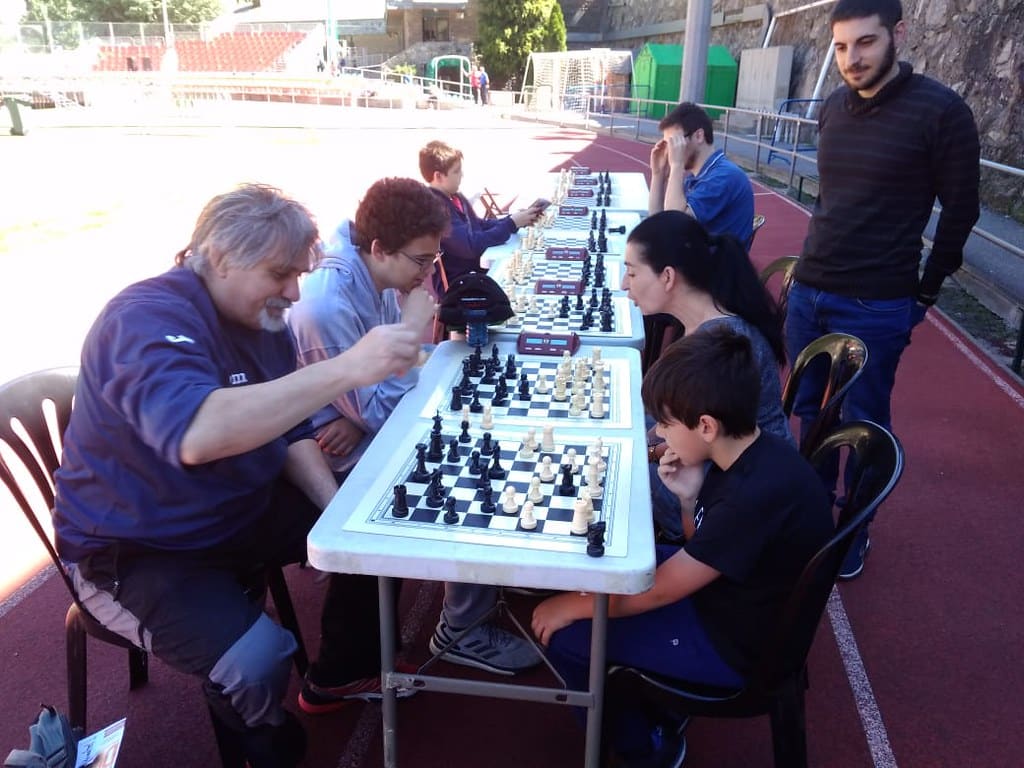 chess and esports board